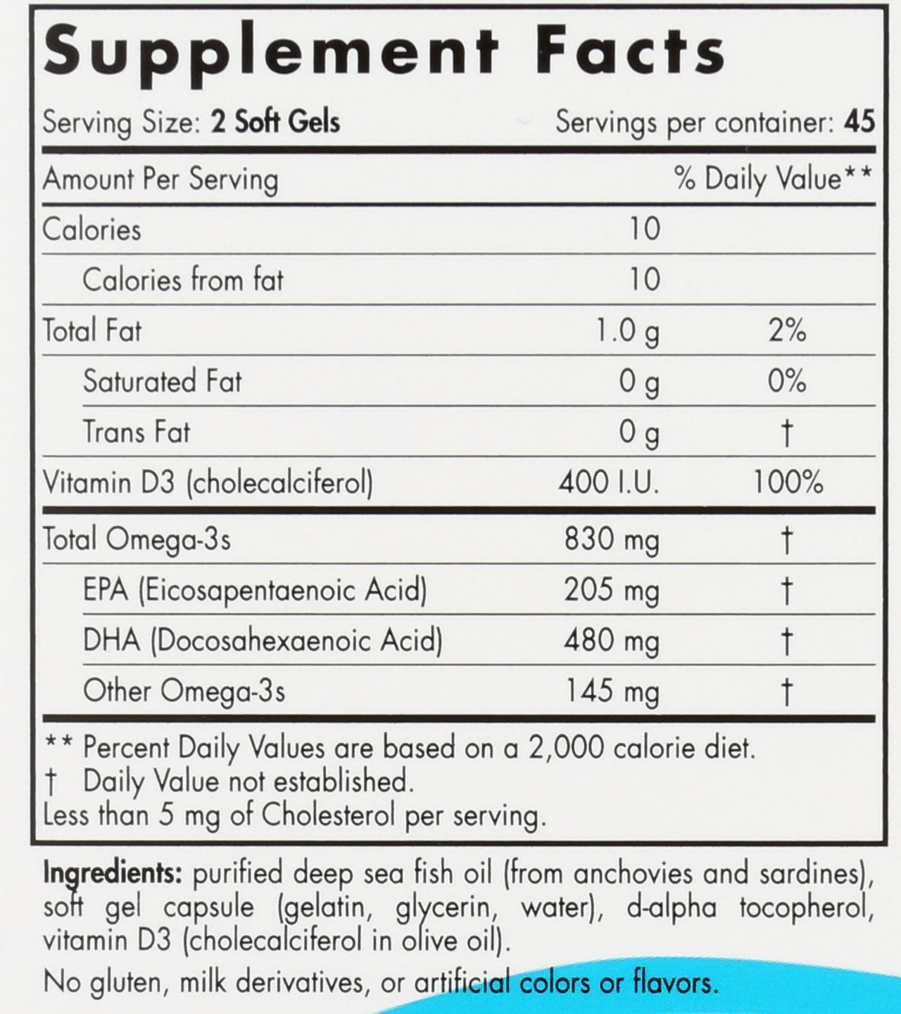Nordic Naturals Prenatal DHA, Unflavored - 830 mg Omega-3 + 400 IU Vitamin D3 - 90 Soft Gels - Supports Brain Development in Babies During Pregnancy & Lactation - Non-GMO - 45 Servings