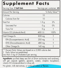 Thumbnail for Nordic Naturals Prenatal DHA, Unflavored - 830 mg Omega-3 + 400 IU Vitamin D3 - 90 Soft Gels - Supports Brain Development in Babies During Pregnancy & Lactation - Non-GMO - 45 Servings