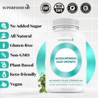 Thumbnail for Women's Balance Hair Growth Supplements, Ages 45 and Up, Customer Proven for Visibly Thicker Hair and Scalp Coverage, Soy-Free, Made with 26 Ingredients Including Beta Carotenes - 1 Month Supply
