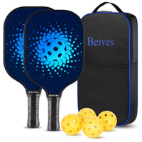 Thumbnail for Pickleball Paddles, Fiberglass Pickleball Paddles Set of 2, Lightweight Pickleball Set with 4 Pickleballs, 1 Pickle Ball Bag, Pickle Ball Paddle for Women Men