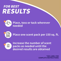 Thumbnail for Bonide Bat Magic Bat Repellent, Pack of 4 Ready-to-Use Peppermint Oil Scent Packs for Long Lasting Indoor Bat Control