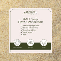 Thumbnail for Starwest Botanicals Dried Organic Garlic Granules - Granulated Garlic Seasoning for Cooking, Herb for Rubs, Bread, Vegetables, & Meat, Aromatic & Flavorful, Certified Kosher, Non-GMO - Bulk 1 lb Bag