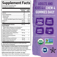 Thumbnail for Garden of Life Organics Elderberry Gummies for Adults & Kids - Immune Support Supplement with Organic Fruit, Herbal Blend, Elderberry, Echinacea, Zinc, Vitamin C, 120 Vegan Gluten Free Gummies