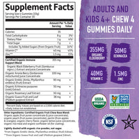 Thumbnail for Garden of Life Organics Elderberry Gummies for Adults & Kids - Immune Support Supplement with Organic Fruit, Herbal Blend, Elderberry, Echinacea, Zinc, Vitamin C, 120 Vegan Gluten Free Gummies