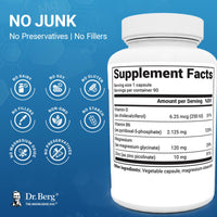 Thumbnail for Dr. Berg Magnesium Glycinate 90ct – 4-in-1 Chelated for Muscle, Nerve, Sleep & Stress Support*– w/ D3, B6 & Zinc – 4X Lab-Tested – No Fillers – Formulated in USA, GMP-Certified