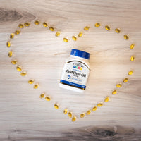 Thumbnail for 21st Century Norwegian Cod Liver Oil, 400 mg, 110 Softgels