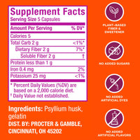 Thumbnail for Metamucil, Psyllium Husk Capsules, 300 Capsules, 3-in-1 Fiber Supplement, Daily Psyllium Husk Fiber Capsules Help Support Digestive Health by Promoting Regularity*, Help Supplement Daily Fiber Intake