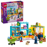 Thumbnail for LEGO Friends Heartlake City Convenience Store Building Toy for Girls & Boys - Pretend Play Set for Kids, Ages 5+ - W/Autumn & Zac Minidolls, 1 Toy Dog, & Accessories - Gift Idea for Birthdays - 42680