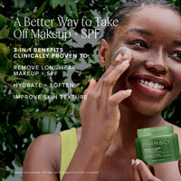Thumbnail for Farmacy Makeup Remover Cleansing Balm - Green Clean Waterproof Makeup Remover Balm + Oil Cleanser for Face - Gently Melts Make Up + SPF - Hydrates + Softens Skin with Super Greens + Papaya (200ml)