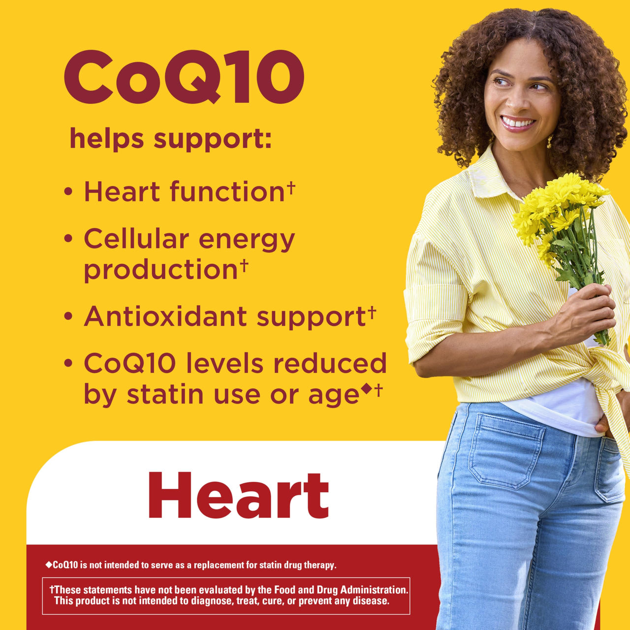 Nature Made CoQ10 200Mmg Per Serving Gummies, Heart & Energy Support, 60 CoQ10 Gummies, 30 Day Supply