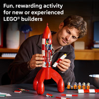 Thumbnail for LEGO Ideas Tintin Moon Rocket - Building Set for Adults, Ages 18+ - Collectible Kit for Fans - Bedroom or Home Office Decor - Gifts for Comic Lovers - 21367