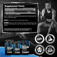 Thumbnail for Animal Creatine Monohydrate Powder – Micronized Creatine for Women and Men, Supports Muscle Growth, Strength, Endurance, Recovery and ATP Production, Gym & Workout Supplements - Unflavored, 300g
