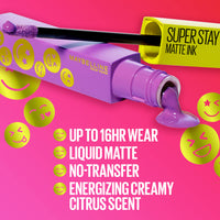 Thumbnail for Maybelline Super Stay Matte Ink Liquid Lip Color, Moodmakers Lipstick Collection, Long Lasting, Transfer Proof Lip Makeup, Optimist, Pink, 1 Count