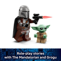 Thumbnail for LEGO Star Wars The Mandalorian & Grogu’s Speeder Bike Building Toy for Boys & Girls - Pretend Play Space Vehicle W/2 Star Wars Character Figures for Kids, Ages 6+ - Gift Idea for Birthdays - 75436