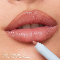 Thumbnail for Kosas Hotliner Retractable Lip Liner Pencil with Built-In Brush & Sharpener - Easy Contouring, Hydrating, Long-Lasting - Pigmented Creamy Texture for Plumping Lips - Hyaluronic Acid & Konjac - Epic