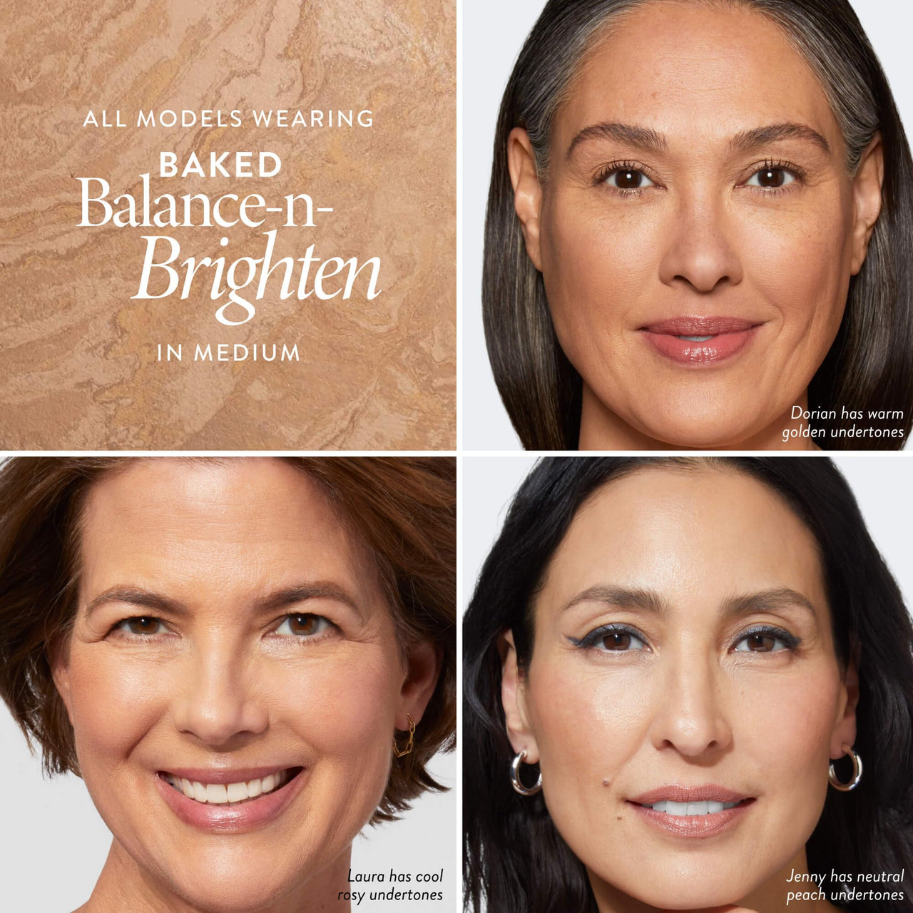 LAURA GELLER NEW YORK Award-Winning Baked Balance-n-Brighten Color Correcting Powder Foundation - Medium - Buildable Light to Medium Coverage - Demi-Matte Natural Finish