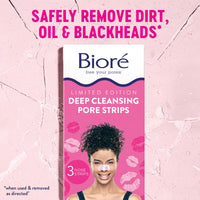 Thumbnail for BiorÃƒÆ’Ã‚Â© Kiss Designer Pore Strips, Nose Strips for Blackhead Removal, Features C-Bond Technology with Instant Pore Unclogging, 3 Count, Pack of 12