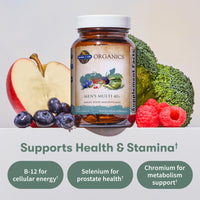 Thumbnail for Garden of Life Organics Whole Food Multivitamin for Men 40+ 120 Tablets, Vegan Mens Multi for Health & Well-Being Certified Organic Whole Food Vitamins & Minerals for Men Over 40 Mens Vitamins