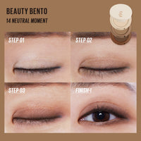 Thumbnail for Kaja Beauty Bento Collection - Bouncy Eyeshadow Trio | Neutral Earthy Tones, Travel Size, 14 Neutral Moment, 2019 Allure Best of Beauty Award, 0.03 Oz