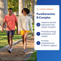 Thumbnail for Pure Encapsulations PureGenomics B-Complex - Broad Spectrum B Vitamin Support for Genetic Expression, Cellular Function, Hormone Production & Energy Metabolism* - with Vitamin B12 & B6-120 Capsules