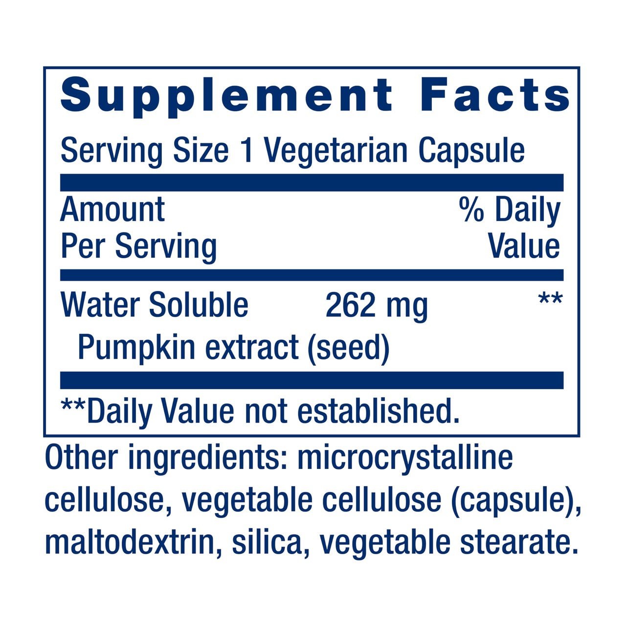 Life Extension Water-Soluble Pumpkin Seed Extract, Promotes Prostate & Urinary Tract Health, Bladder Health Support, Men, Women, Gluten-Free, Non-GMO, Vegetarian, 60 Capsules