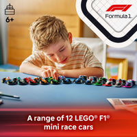 Thumbnail for LEGO F1 Collectible Race Cars, 6 Pack - Building Set for Boys & Girls, Ages 6+ - Birthday Party Favor or Gift - Mystery Box W/Surprise F1 Car Toys - Travel Toys for Kids - 66796