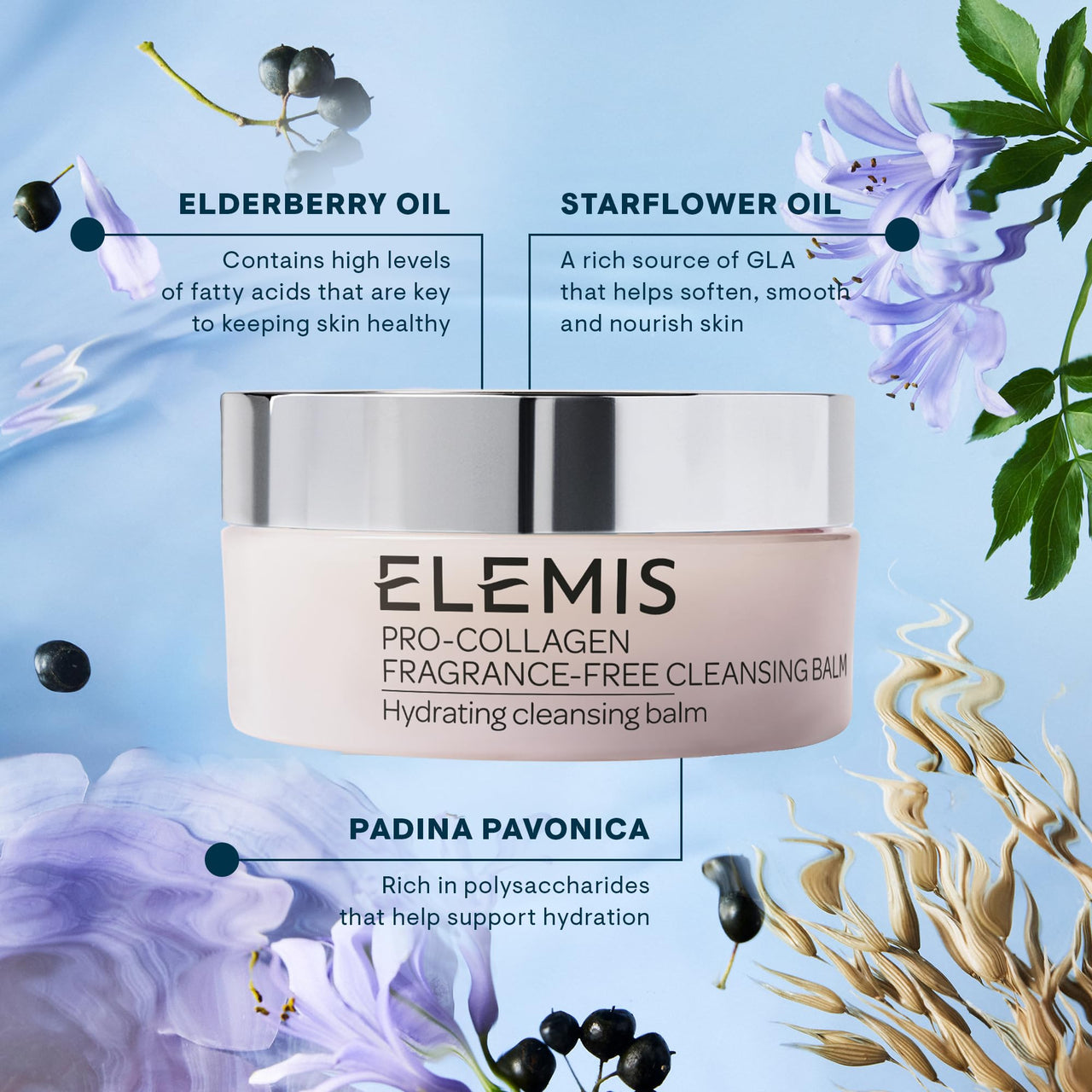ELEMIS Pro-Collagen Fragrance Free Cleansing Balm 100g