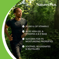 Thumbnail for NaturesPlus Vitamin E Cream - 2.2 oz - Face & Body Moisturizer - Helps Relieve Dry Skin & Soothe Minor Irritations - with MSM, Aloe Vera, Glycerin, Vitamins A & D