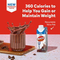 Thumbnail for BOOST Plus Nutritional Drink, Rich Chocolate, 8 fl oz (Pack of 24)