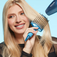 Thumbnail for BaBylissPRO Nano Titanium Curved Paddle Brush, Extra-Wide Titanium Ceramic Blow Dryer Brush, Ionic Technology, Smooth, Frizz-Free Styling, Fast Blowouts