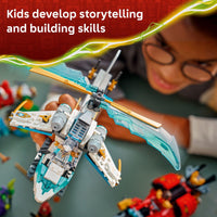 Thumbnail for LEGO NINJAGO Ninja Vehicle Tree House Battle Building Toy for Boys, Girls, & Kids, Ages 7+ - Ninja Playset W/5 Minifigures, Motorcycle & Helicopter Toys - Gift Idea for Birthdays - 71857