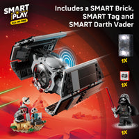 Thumbnail for LEGO Star Wars SMART Play: Darth Vader’s TIE Fighter Interactive Building Toy - All-in-One Set - Reacts to How You Move and Play with a SMART Brick - Gift for Boys, Girls and Kids Ages 8+ - 75421