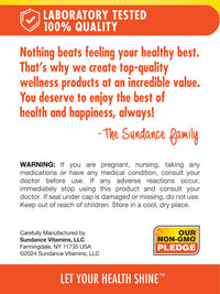 Thumbnail for Sundance Calcium with Vitamin D3 | 600mg | 200 Caplets | Vegetarian, Non-GMO, and Gluten Free Supplement