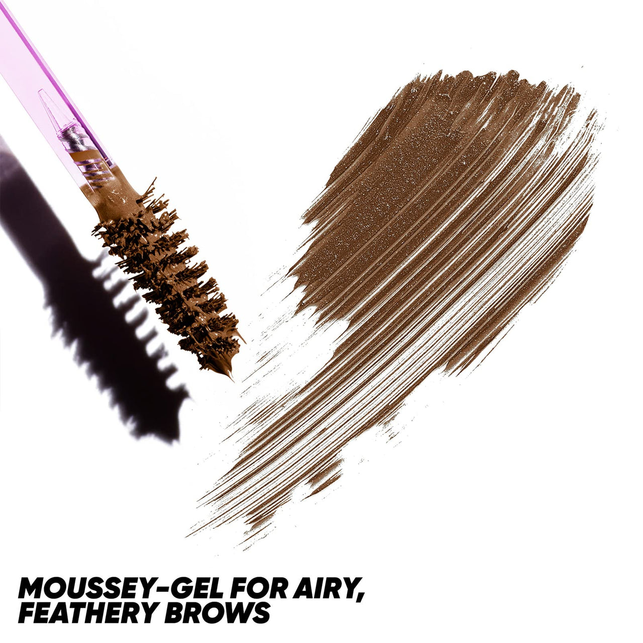 Kosas Air Brow Tinted Gel with Clean, Vegan Ingredients for Fluffy, Full and Healthy Brows, Longwear (Medium Chocolate Brown)