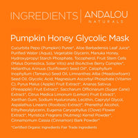 Thumbnail for Andalou Naturals Pumpkin Honey Glycolic Mask, Brightening & Exfoliating Face Mask with Glycolic Acid & Vitamin C, Gently Removes Dirt and Brightens Skin, 1.7 fl oz