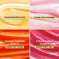 Thumbnail for Gisou Honey Infused Hydrating Lip Oil, Nourishing Lip Moisturizer for Dry Lips, High Shine, Smooth Finish, Clear Pink Shimmer Shade, Fresh Watermelon Scent, Watermelon Sugar, 8ml