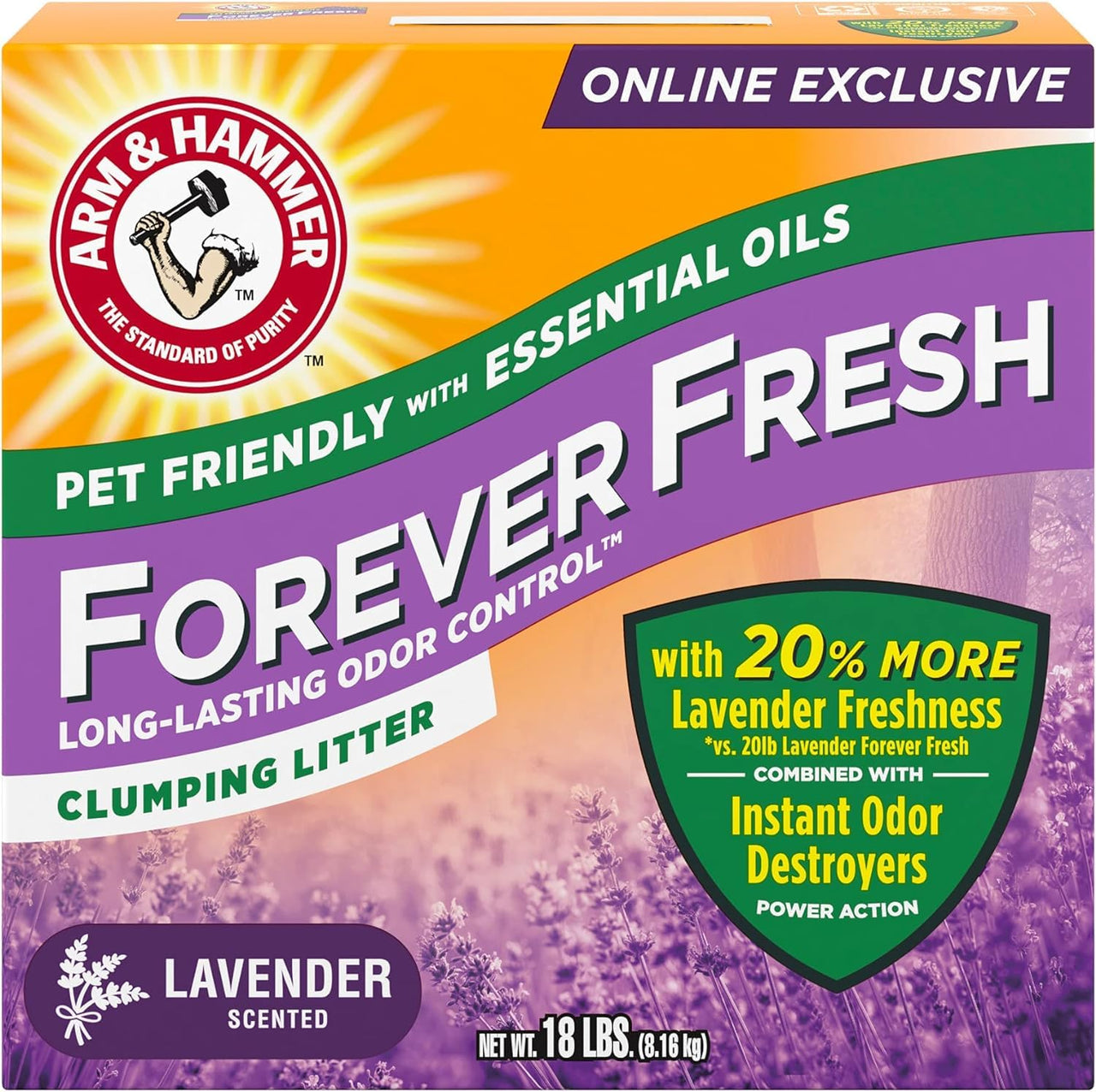 Arm & Hammer 40030001: Litter 4Ever Fresh Lavender 40 Lbs