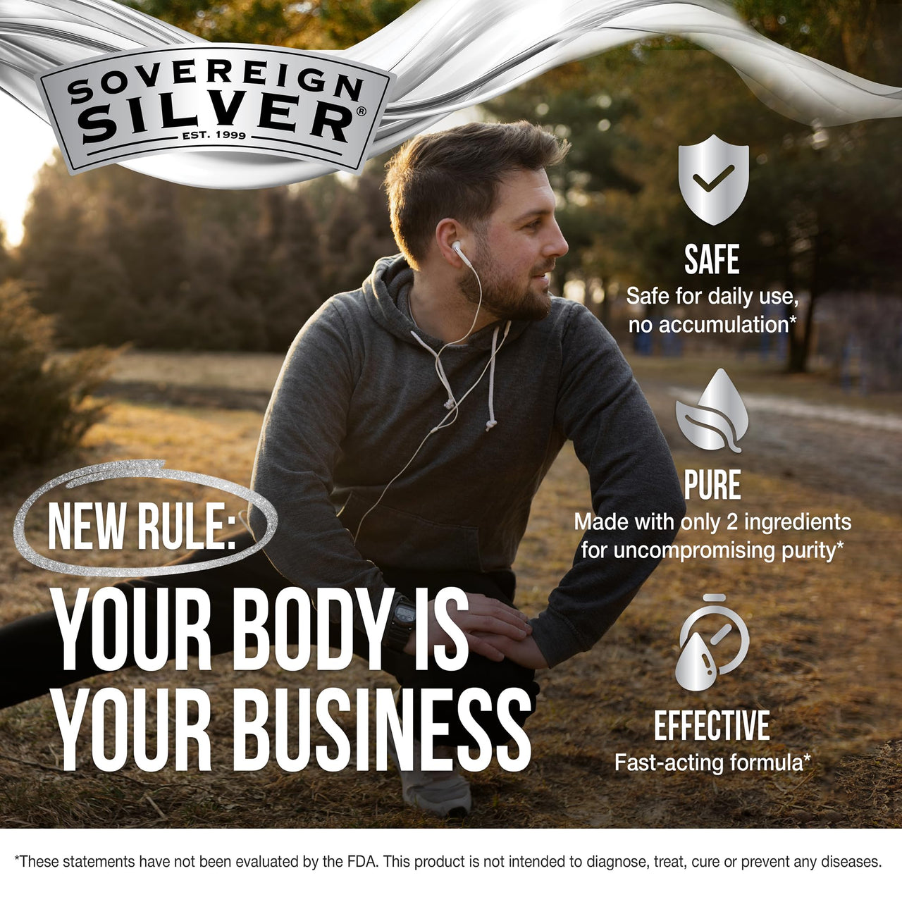Sovereign Silver Immune Support, Colloidal Silver, Bio-Active Silver Hydrosol,10 ppm, Fine Mist Spray, 2 Fl Oz