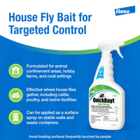 Thumbnail for QuickBayt Spot Spray | Premise Spray for Recreational Farms and Rural Environments | Controls Flies | 3oz Bottle