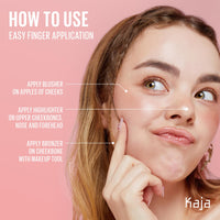 Thumbnail for KAJA 3 Colors Palette - Play Bento_Mochamallow | Powder Blusher, Highlighter, Cream Bronzer, Creamy Application, with Mango Seed Butter, Powdery Finish, Easy Finger Application, Lightweight Formula