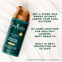 Thumbnail for SheaMoisture Silk Press Prep Cream with Plant-Derived Straightening Actives, Alma Oil & Hydroplex Technology Provides Heat Protection While Helping to Preserve Natural Curl Pattern 3.3fl oz