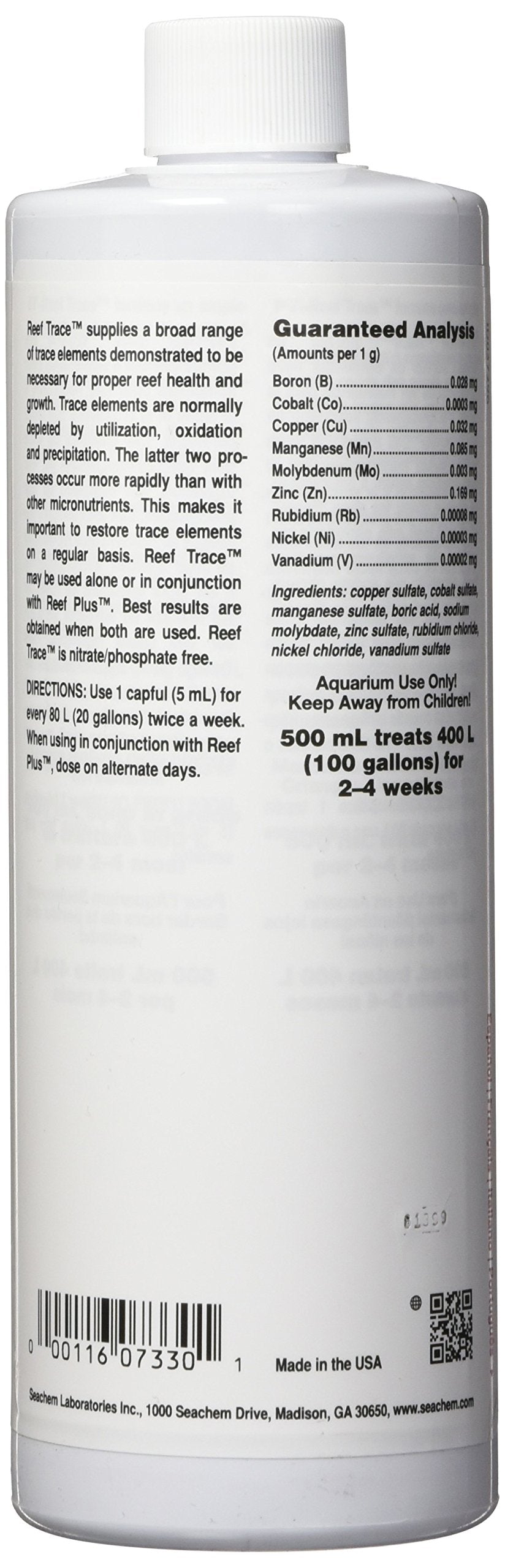 Seachem Reef Trace Elements 500ml