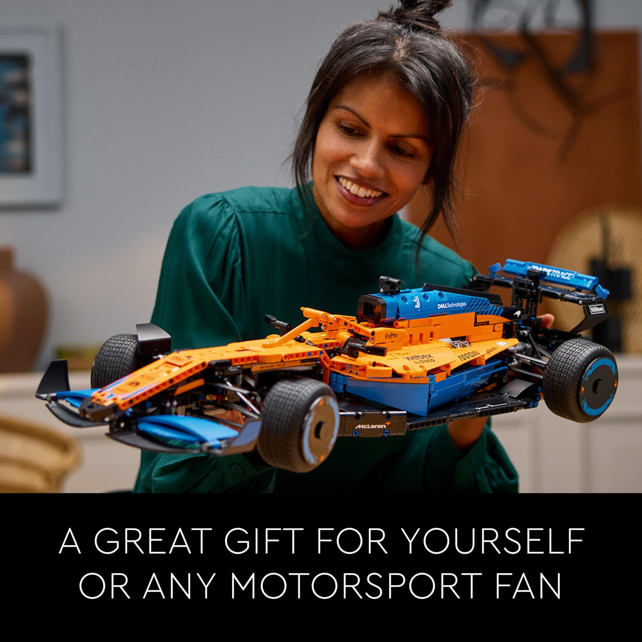 Lego Technic McLaren Formula 1 Racing Car, Idea Toy for Men, Car Model for Adults, Racing Car Collector's Model 42141
