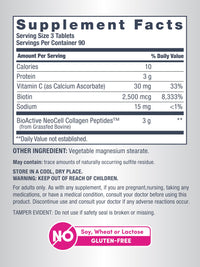 Thumbnail for NeoCell Collagen Peptides Pills | 270 Caplets | with Vitamin C and Biotin | Grass Fed Bovine | Hair, Skin, & Nails | for Women and Men