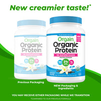 Thumbnail for Orgain Organic Vegan Protein + 50 Superfoods Powder, Vanilla Bean - 21g Plant Based Protein, 8g Prebiotic Fiber, No Lactose Ingredients, Gluten Free, No Added Sugar, Non-GMO, 2.02 lb
