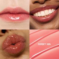 Thumbnail for fwee 3D Voluming Gloss 30% (Sheer) | Sorbet 30% l High Shine, Non-Sticky Lip Gloss for Makeup | Long-Lasting, Moisturizing Gel Formula | 30%, 70% Pigment Options | 5.3g