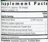 Thumbnail for Natures Answer Black Walnut and Wormwood 1 oz 30mL 200mg. Extract, Liquid,promotes digestion,Vegetable Glycerin And Purified Water