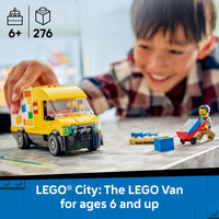 Thumbnail for LEGO City: The Van Building Toy for Kids - Pretend Play Set for Boys & Girls, Ages 6+ - Delivery Van Toy W/2 Minifigures & 4 Mini Box Elements - Gift Idea for Birthdays - 60500