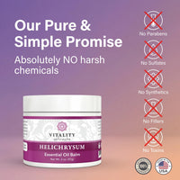 Thumbnail for Vitality Extracts Helichrysum Balm - 2oz, Helichrysum Gymnocephalum, Beeswax, Almond Oil, Ultra-Moisturizing, Skin Healing, Full Body Hydration
