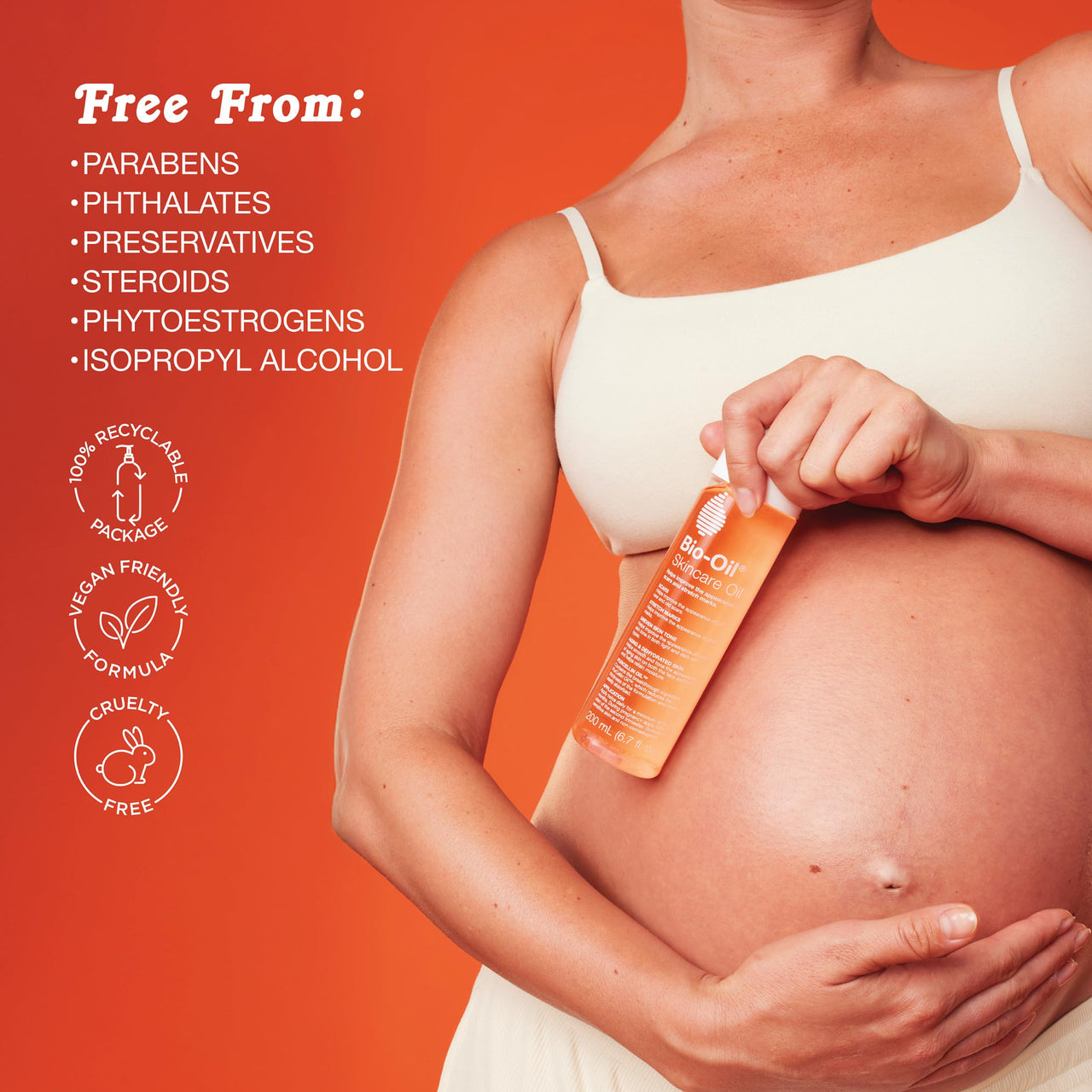Bio-Oil Skincare Body Oil Bundle, Serum for Scars & Stretch Marks, Face and Body Moisturizer with Vitamin E & A for Sensitive Dry Skin, 4.2 oz and 2 oz Bottles